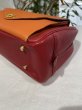 画像12: HERMES エルメス ロレーヌ バイカラー トゴ オレンジ×ルージュヴィフ ゴールド金具 F刻印□ ヴィンテージ 中古 ハンドバッグ ショルダーバッグ 2WAYバッグ レディース 女性用 ブランド 本革 レザー カーフ 赤 レッド 希少 レア プレゼント ギフト バック (12)