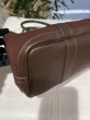 画像6: 【美品】HERMES エルメス ガーデンパーティTPM 30 ヴェルソ ストラップ付き トワルオフィシエ×ブッフル ブラウン×ネイビー シルバー金具 I刻印□ 中古 ハンドバッグ トートバッグ 2WAYバッグ レディース 女性用 本革 レザー ブランド 希少 レア プレゼント バック (6)