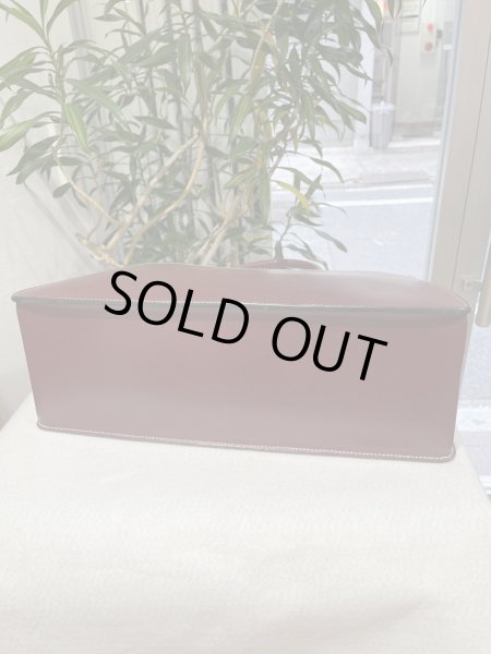 画像5: 【美品】HERMES エルメス ホワイトバスGM リセ ルージュアッシュ ゴールド金具 E刻印□ ソルド品 ヴィンテージ ブリーフケース 中古 トートバッグ ハンドバッグ 書類バッグ レディース 女性用 メンズ ユニセックス レザー ブランド プレゼント ギフト 希少 レア バック (5)