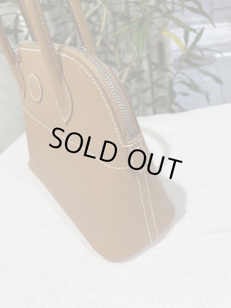 画像5: 【極美品】HERMES エルメス ボリード 27 ヴォーエプソン ゴールド シルバー金具 U刻印 中古 ハンドバッグ ショルダーバッグ 2WAYバッグ レディース 女性用 本革 レザー カーフ ブラウン 茶色 ブランド 希少 レア プレゼント ギフト バック (5)