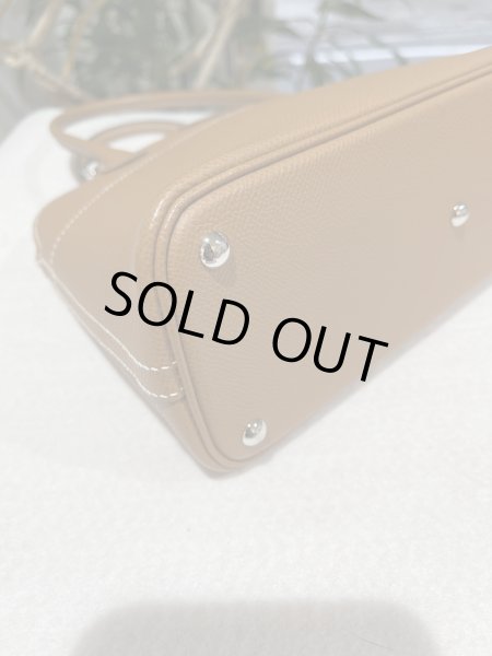 画像8: 【極美品】HERMES エルメス ボリード 27 ヴォーエプソン ゴールド シルバー金具 U刻印 中古 ハンドバッグ ショルダーバッグ 2WAYバッグ レディース 女性用 本革 レザー カーフ ブラウン 茶色 ブランド 希少 レア プレゼント ギフト バック (8)