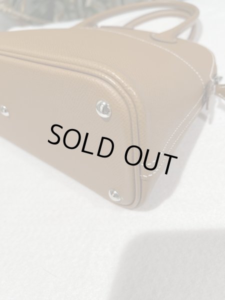 画像9: 【極美品】HERMES エルメス ボリード 27 ヴォーエプソン ゴールド シルバー金具 U刻印 中古 ハンドバッグ ショルダーバッグ 2WAYバッグ レディース 女性用 本革 レザー カーフ ブラウン 茶色 ブランド 希少 レア プレゼント ギフト バック (9)