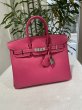 画像1: 【極美品】HERMES エルメス バーキン 25 キャンディ ヴォーエプソン ローズティリアン×ルビー シルバー金具 O刻印□ 中古 ハンドバッグ トートバッグ レディース 女性用 ブランド ピンク 本革 レザー カーフ 希少 レア プレゼント ギフト バック (1)