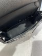 画像8: 【美品】HERMES エルメス ジプシエール 28 トリヨンクレマンス ブラック シルバー金具 O刻印□ 中古 ショルダーバッグ メッセンジャーバッグ 斜め掛け レディース 女性用 ブランド 本革 レザー カーフ 黒 希少 レア プレゼント ギフト バック (8)