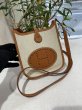 画像1: 【美品】HERMES エルメス エヴリン TPM クシュベル×トワルアッシュ コニャック×ナチュラル シルバー金具 H刻印□ コンビ 中古 ショルダーバッグ メッセンジャーバッグ レディース 女性用 ブランド 本革 レザー エプソン ブラウン 希少 レア プレゼント ギフト バック (1)