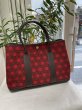 画像1: 【美品】HERMES エルメス ガーデンパーティ 36 PM トワルソーアッシュ×ブッフル ルージュガランス シルバー金具 K刻印□ 中古 ハンドバッグ トートバッグ レディース 女性用 本革 レザー カーフ レッド 赤 ブランド 希少 レア プレゼント ギフト バック (1)