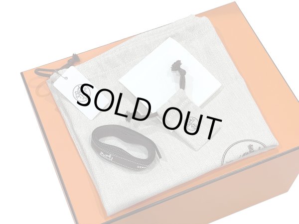 画像7: 【新品】【未使用品】HERMES エルメス インザループ 18 トリヨンクレマンス×スイフト ブラック シルバー金具 W刻印 ハンドバッグ レディース 女性用 ブランド 本革 レザー カーフ 黒 希少 レア プレゼント ギフト バック (7)