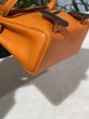 画像9: 【新品同様品】HERMES エルメス ケリードール ヴォーガリバー オレンジ シルバー金具 D刻印□ ヴィンテージ 中古 ハンドバッグ ショルダーバッグ 2WAYバッグ 本革 レザー カーフ スイフト レディース 女性用 ブランド 希少 レア プレゼント ギフト バック (9)