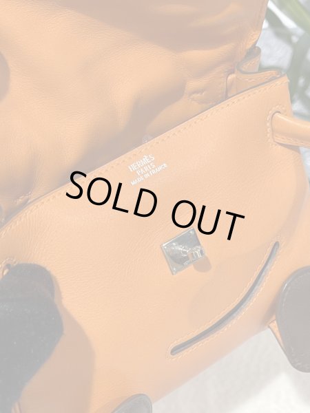 画像7: 【新品同様品】HERMES エルメス ケリードール ヴォーガリバー オレンジ シルバー金具 D刻印□ ヴィンテージ 中古 ハンドバッグ ショルダーバッグ 2WAYバッグ 本革 レザー カーフ スイフト レディース 女性用 ブランド 希少 レア プレゼント ギフト バック (7)