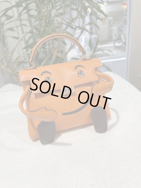画像1: 【新品同様品】HERMES エルメス ケリードール ヴォーガリバー オレンジ シルバー金具 D刻印□ ヴィンテージ 中古 ハンドバッグ ショルダーバッグ 2WAYバッグ 本革 レザー カーフ スイフト レディース 女性用 ブランド 希少 レア プレゼント ギフト バック (1)