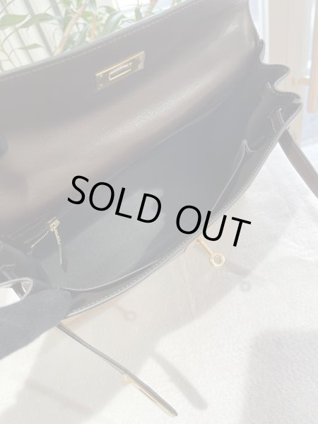 画像8: 【新品同様品】HERMES エルメスケリー 32 内縫い エバーカーフ×ヴォートロイカ エベーヌ×タバックキャメル ゴールド金具 K刻印□ ハラコ コンビ 中古 ハンドバッグ ショルダーバッグ 2WAYバッグ レディース 女性用 ブランド 本革 レザー ブラウン 希少 レア バック (8)