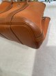 画像9: 【美品】HERMES エルメス ガーデンパーティ 23 TTPM トワルオフィシエ×ブッフル ポティロン シルバー金具 I刻印□ オレンジ 中古 ハンドバッグ クラッチバッグ セカンドバッグ ポーチ レディース 女性用 本革 レザー ブランド 希少 レア プレゼント ギフト バック (9)