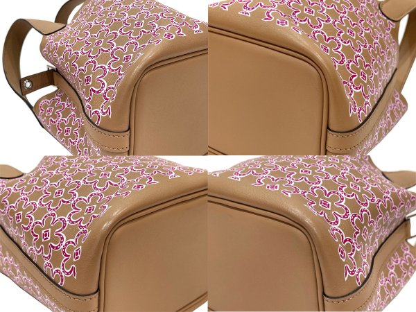 画像8: 【新品同様品】HERMES エルメス ピコタン ロック ミクロ 14 ラッキーデイジー スイフト モーヴシルベストル×キュイーブル×ホワイト シルバー金具 U刻印 マイクロ 中古 ハンドバッグ レディース 女性用 ブランド レザー カーフ 希少 レア プレゼント ギフト バック (8)