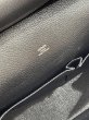 画像6: 【美品】HERMES エルメス ジプシエール28 トリヨンクレマンス ブラック シルバー金具 N刻印□ 中古 ショルダーバッグ メッセンジャーバッグ 斜め掛け レディース 女性用 ブランド 本革 レザー カーフ 黒 希少 レア プレゼント ギフト バック (6)