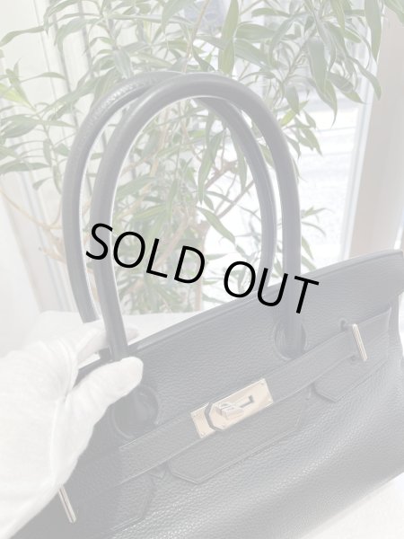 画像5: 【美品】HERMES エルメス ショルダーバーキン 42 トリヨンクレマンス ブラック シルバー金具 L刻印□ ヴィンテージ 中古 ハンドバッグ トートバッグ レディース 女性用 ブランド 黒 本革 レザー カーフ 希少 レア プレゼント ギフト バック (5)