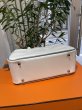 画像3: 【美品】HERMES エルメス プリュム 28　ヴォーエプソン ホワイト×ブルージーン シルバー金具 I刻印□ バイカラー 中古 ハンドバッグ ショルダーバッグ トートバッグ レディース 女性用 ブランド 本革 レザー カーフ 白 青 希少 レア プレゼント ギフト バック (3)