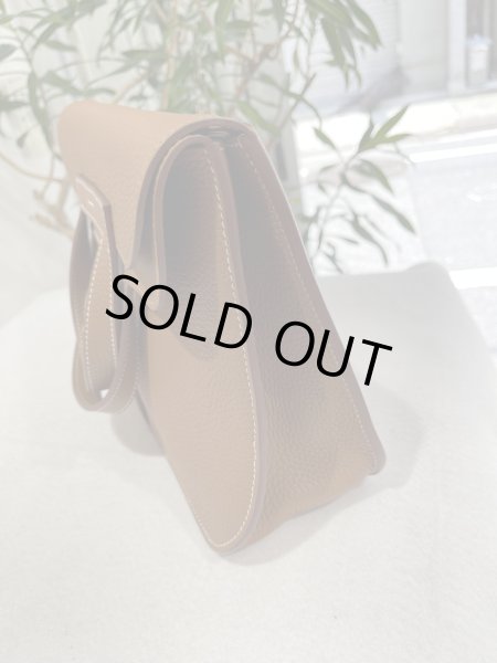 画像7: 【新品同様品】HERMES エルメス アルザン 31 トリヨンクレマンス ゴールド ゴールド金具 B刻印 5WAYバッグ ハンドバッグ ショルダーバッグ クラッチバッグ レディース 女性用 本革 レザー カーフ ブランド ブラウン 茶色 希少 レア プレゼント ギフト バック (7)