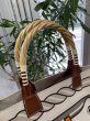 画像5: 【極美品】HERMES エルメス スティープル 31 ラージトートバッグ トワルアッシュ×バレニア×ストロー ベージュ×フォーブ O刻印□ 中古 ハンドバッグ ショルダーバッグ レディース 女性用 ブランド ブラウン 本革 レザー 希少 レア プレゼント ギフト バック (5)