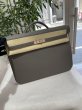 画像1: 【新品同様品】HERMES エルメス ケリー デペッシュ 36 トゴ グリメイヤー シルバー金具 U刻印 中古 ブリーフケース ビジネスバッグ ハンドバッグ 書類バッグ トートバッグ メンズ レディース ブランド 本革 レザー カーフ グレー 希少 レア プレゼント ギフト バック (1)