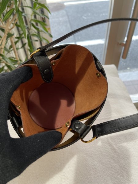 画像6: 【美品】HERMES エルメス ミュズリエール ボックスカーフ×クシュベル ブラック×ブリック×イエロー ゴールド金具 U刻印〇 ヴィンテージ 中古 ハンドバッグ ショルダーバッグ レディース 女性用 ブラウン ブランド 本革 レザー プレゼント ギフト 希少 レア バック (6)