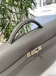 画像7: 【新品同様品】HERMES エルメス ケリー デペッシュ 36 トゴ グリメイヤー シルバー金具 U刻印 中古 ブリーフケース ビジネスバッグ ハンドバッグ 書類バッグ トートバッグ メンズ レディース ブランド 本革 レザー カーフ グレー 希少 レア プレゼント ギフト バック (7)
