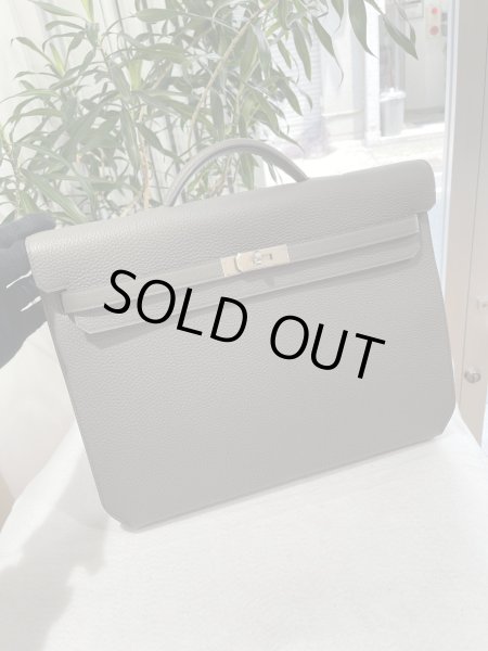 画像3: 【新品同様品】HERMES エルメス ケリー デペッシュ 36 トゴ グリメイヤー シルバー金具 U刻印 中古 ブリーフケース ビジネスバッグ ハンドバッグ 書類バッグ トートバッグ メンズ レディース ブランド 本革 レザー カーフ グレー 希少 レア プレゼント ギフト バック (3)