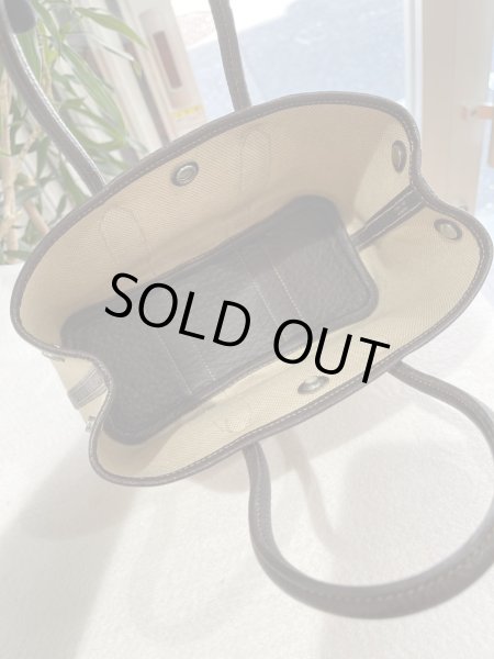 画像7: 【美品】HERMES エルメス ガーデンパーティ 23 TTPM トワルアッシュ×ブッフル マロン シルバー金具 I刻印□ ブラウン 中古 ハンドバッグ クラッチバッグ セカンドバッグ ポーチ レディース 女性用 本革 レザー ブランド 茶色 希少 レア プレゼント ギフト バック (7)