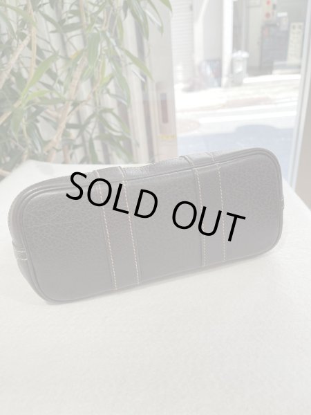 画像3: 【美品】HERMES エルメス ガーデンパーティ 23 TTPM トワルアッシュ×ブッフル マロン シルバー金具 I刻印□ ブラウン 中古 ハンドバッグ クラッチバッグ セカンドバッグ ポーチ レディース 女性用 本革 レザー ブランド 茶色 希少 レア プレゼント ギフト バック (3)