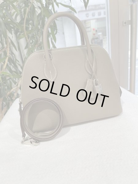 画像1: 【新品】【未使用品】HERMES エルメス ボリード 1923 25 ヴォーエプソン エトゥープ シルバー金具 B刻印 ハンドバッグ ショルダーバッグ 2WAYバッグ レディース 女性用 本革 レザー カーフ グレー ブランド 希少 レア プレゼント ギフト バック (1)