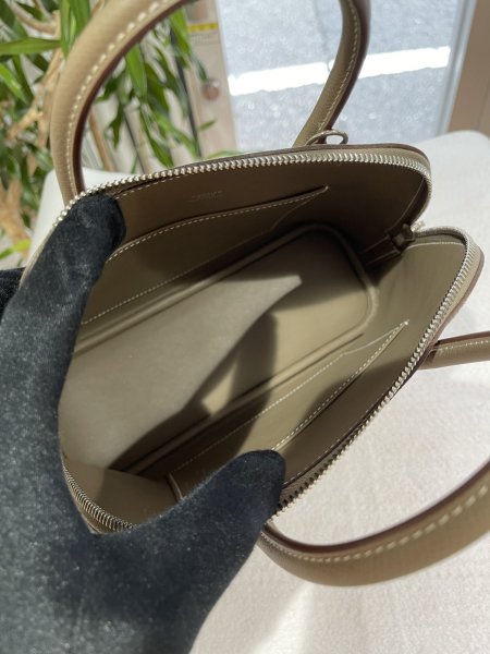 画像7: 【新品】【未使用品】HERMES エルメス ボリード 1923 25 ヴォーエプソン エトゥープ シルバー金具 U刻印 ハンドバッグ ショルダーバッグ 2WAYバッグ レディース 女性用 本革 レザー カーフ グレー ブランド 希少 レア プレゼント ギフト バック (7)