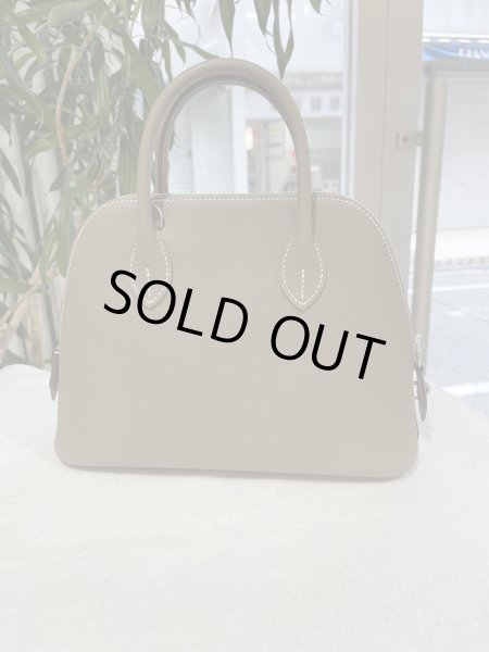 画像2: 【新品】【未使用品】HERMES エルメス ボリード 1923 25 ヴォーエプソン エトゥープ シルバー金具 B刻印 ハンドバッグ ショルダーバッグ 2WAYバッグ レディース 女性用 本革 レザー カーフ グレー ブランド 希少 レア プレゼント ギフト バック (2)