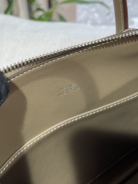 画像6: 【新品】【未使用品】HERMES エルメス ボリード 1923 25 ヴォーエプソン エトゥープ シルバー金具 U刻印 ハンドバッグ ショルダーバッグ 2WAYバッグ レディース 女性用 本革 レザー カーフ グレー ブランド 希少 レア プレゼント ギフト バック (6)
