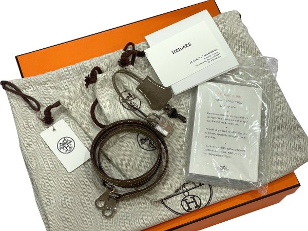 画像10: 【新品】【未使用品】HERMES エルメス ボリード 1923 25 ヴォーエプソン エトゥープ シルバー金具 U刻印 ハンドバッグ ショルダーバッグ 2WAYバッグ レディース 女性用 本革 レザー カーフ グレー ブランド 希少 レア プレゼント ギフト バック (10)
