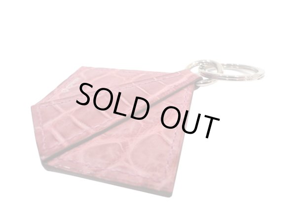 画像5: 【新品同様品】HERMES エルメス プティアッシュ キーホルダー クロコダイルマット ピンク シルバー金具 キーリング バッグチャーム アクセサリー ブランド エキゾチックレザー 本革 レディース 女性用 プレゼント ギフト (5)