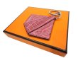 画像1: 【新品同様品】HERMES エルメス プティアッシュ キーホルダー クロコダイルマット ピンク シルバー金具 キーリング バッグチャーム アクセサリー ブランド エキゾチックレザー 本革 レディース 女性用 プレゼント ギフト (1)