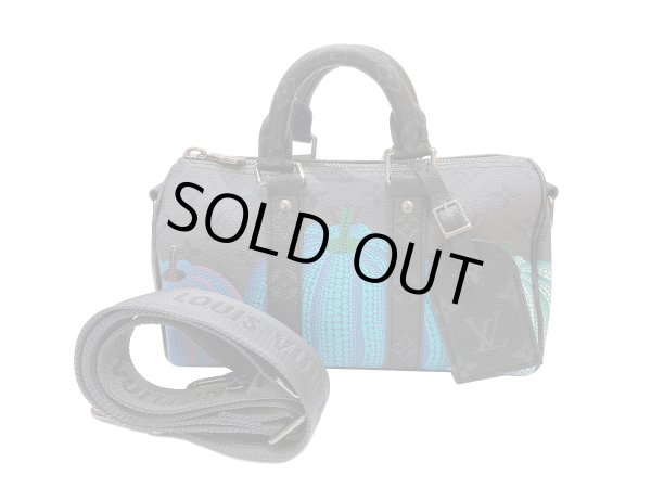 画像1: 【新品同様品】LOUIS VUITTON ルイ・ヴィトン M46437 LV×YK キーポル バンドリエール 25 モノグラム エクリプス リバース クサマヤヨイ 草間彌生 コラボ 中古 ハンドバッグ ショルダーバッグ 2WAYバッグ レディース 女性用 ブランド ビトン レア プレゼント バック (1)