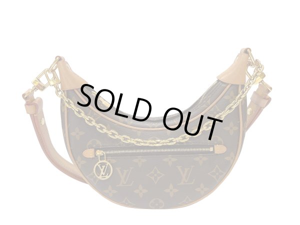画像1: LOUIS VUITTON ルイ・ヴィトン M81098 ループ モノグラム ゴールド金具 2WAYバッグ 中古 ハンドバッグ ショルダーバッグ ポシェット レディース 女性用 ブランド ビトン 希少 レア プレゼント ギフト バック (1)