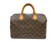 画像1: 【美品】LOUIS VUITTON ルイ・ヴィトン M41526 スピーディ 30 モノグラム ボストンバッグ 中古 ハンドバッグ トートバッグ レディース 女性用 ブランド ビトン ブラウン 希少 レア プレゼント ギフト バック (1)