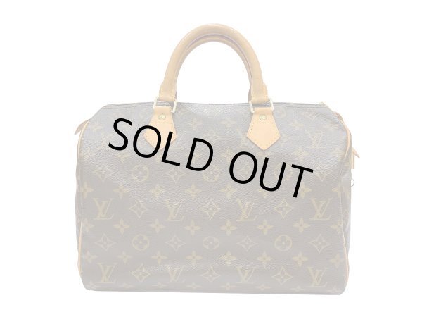 画像1: 【美品】LOUIS VUITTON ルイ・ヴィトン M41526 スピーディ 30 モノグラム ボストンバッグ 中古 ハンドバッグ トートバッグ レディース 女性用 ブランド ビトン ブラウン 希少 レア プレゼント ギフト バック (1)