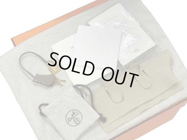 画像8: 【新品】【未使用品】HERMES エルメス バーキン 25 セリエ ヴォーエプソン エトゥープ ゴールド金具 D刻印 グレー 外縫い ハンドバッグ レディース 女性用 本革 レザー カーフ ブランド 希少 レア プレゼント ギフト バック (8)