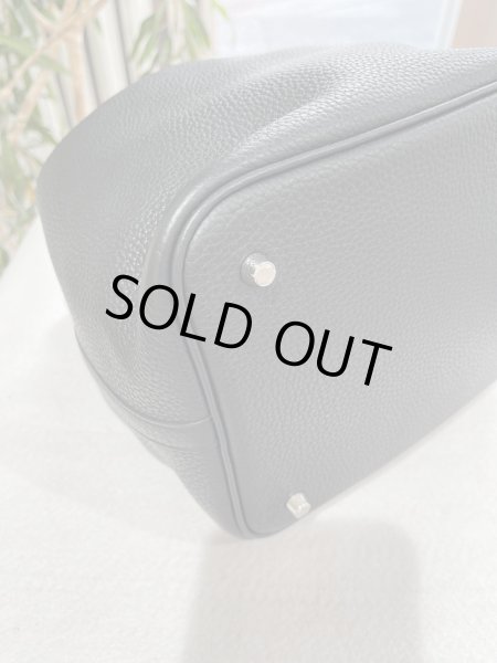 画像7: 【新品同様品】HERMES エルメス ピコタンロック 22 MM トリヨンクレマンス ブラック シルバー金具 D刻印 中古 ハンドバッグ レディース 女性用 ブランド 本革 レザー カーフ 黒 希少 レア プレゼント ギフト バック (7)