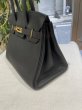 画像5: 【極美品】HERMES エルメス バーキン 30 トリヨンクレマンス ブラック ゴールド金具 T刻印 中古 ハンドバッグ トートバッグ レディース 女性用 ブランド 黒 本革 レザー カーフ トゴ 希少 レア プレゼント ギフト バック (5)