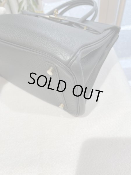画像8: 【極美品】HERMES エルメス バーキン 30 トリヨンクレマンス ブラック ゴールド金具 T刻印 中古 ハンドバッグ トートバッグ レディース 女性用 ブランド 黒 本革 レザー カーフ トゴ 希少 レア プレゼント ギフト バック (8)