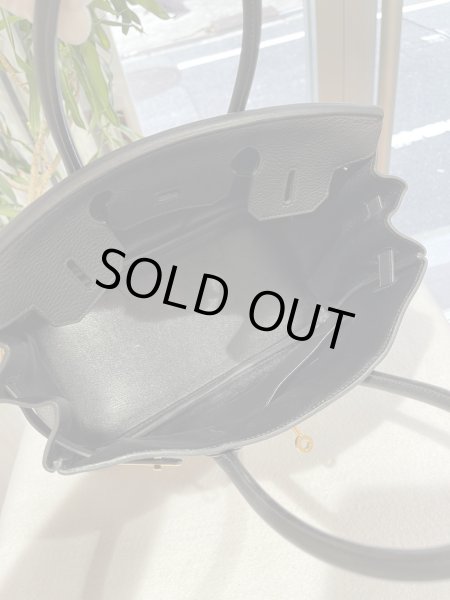 画像9: 【極美品】HERMES エルメス バーキン 30 トリヨンクレマンス ブラック ゴールド金具 T刻印 中古 ハンドバッグ トートバッグ レディース 女性用 ブランド 黒 本革 レザー カーフ トゴ 希少 レア プレゼント ギフト バック (9)