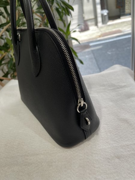 画像5: 【新品】【未使用品】HERMES エルメス ボリード 1923 25 ヴォーエプソン ブラック シルバー金具 K刻印 ハンドバッグ ショルダーバッグ 2WAYバッグ レディース 女性用 本革 レザー カーフ 黒 ブランド 希少 レア プレゼント ギフト バック (5)
