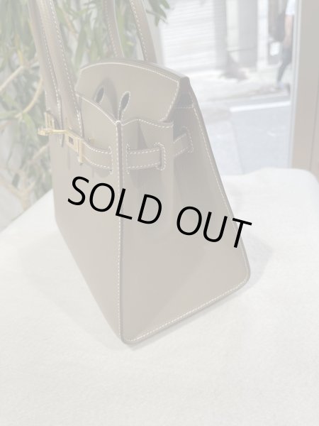 画像5: 【新品】【未使用品】HERMES エルメス バーキン 25 セリエ ヴォーエプソン エトゥープ ゴールド金具 D刻印 グレー 外縫い ハンドバッグ レディース 女性用 本革 レザー カーフ ブランド 希少 レア プレゼント ギフト バック (5)