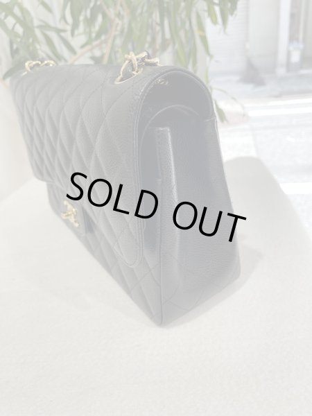 画像6: 【新品同様品】CHANEL シャネル A58600 マトラッセ 30 チェーンショルダー キャビアスキン ブラック ゴールド金具 Wフラップ 20番台 中古 ハンドバッグ デカマトラッセ ダブルフラップ レディース 女性用 黒 ブランド レザー 希少 レア プレゼント ギフト バック (6)