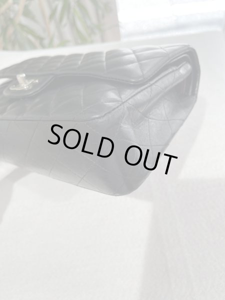 画像9: 【美品】CHANEL シャネル A01112 マトラッセ 25 チェーンショルダー ラムスキン ブラック シルバー金具 Wフラップ 11番台 中古 ハンドバッグ ショルダーバッグ ダブルフラップ レディース 女性用 黒 ブランド レザー カーフ 希少 レア プレゼント ギフト バック (9)