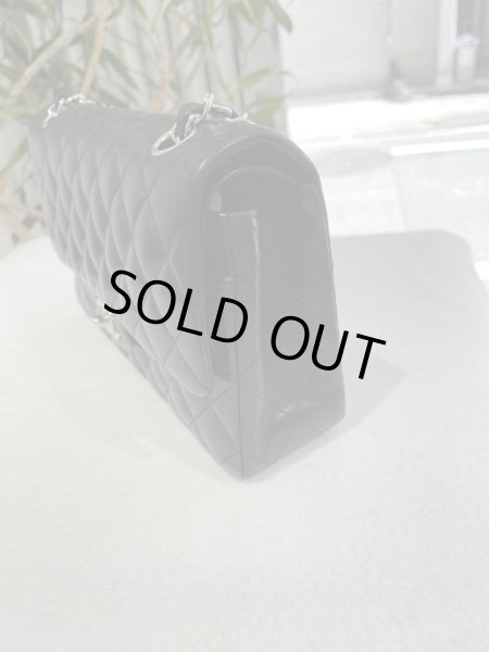 画像6: 【美品】CHANEL シャネル A01112 マトラッセ 25 チェーンショルダー ラムスキン ブラック シルバー金具 Wフラップ 11番台 中古 ハンドバッグ ショルダーバッグ ダブルフラップ レディース 女性用 黒 ブランド レザー カーフ 希少 レア プレゼント ギフト バック (6)