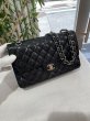 画像1: 【美品】CHANEL シャネル A01112 マトラッセ 25 チェーンショルダー ラムスキン ブラック シルバー金具 Wフラップ 11番台 中古 ハンドバッグ ショルダーバッグ ダブルフラップ レディース 女性用 黒 ブランド レザー カーフ 希少 レア プレゼント ギフト バック (1)